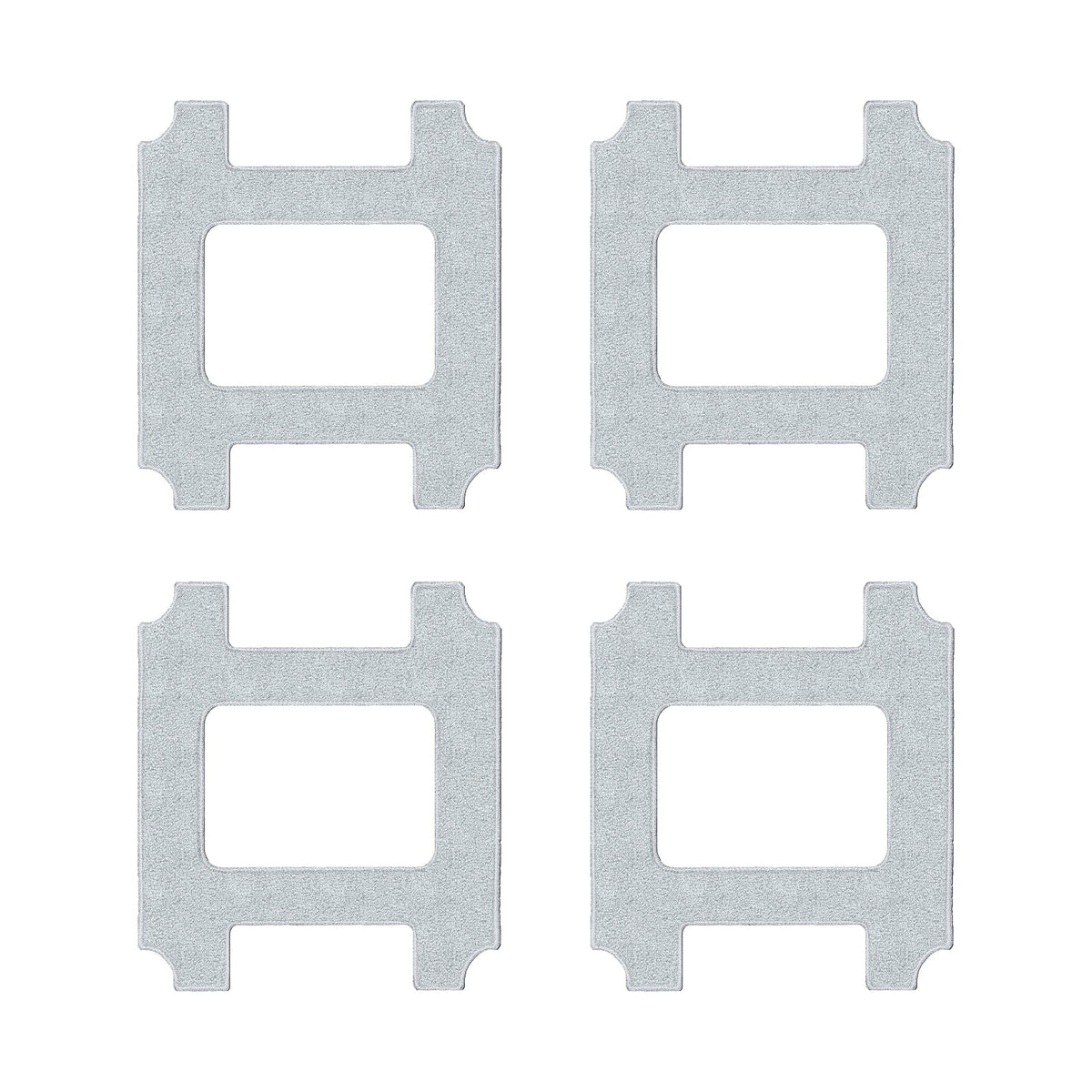 Lot de 4 lingettes microfibres pour robot lave-vitre Vitrea Extra