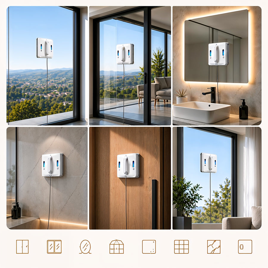 Compatible avec toutes vos surfaces lisses